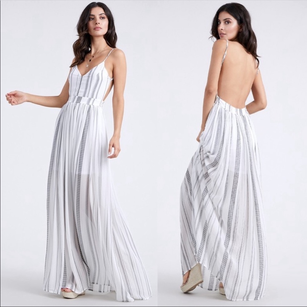Striped Maxi Dress - Picture 2 of 3